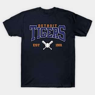 Retro Detroit Baseball T-Shirt